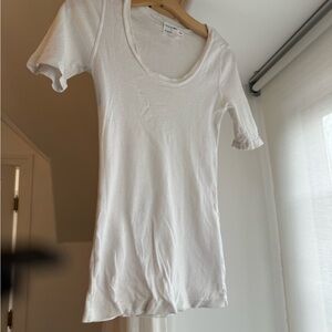 Michael Stars White Short Sleeve Tee